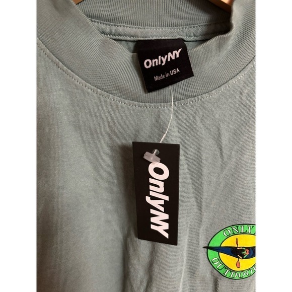 OnlyNY Men’s Long Sleeve High Neck Outdoors Kayak Tee Size XS - Picture 7 of 9